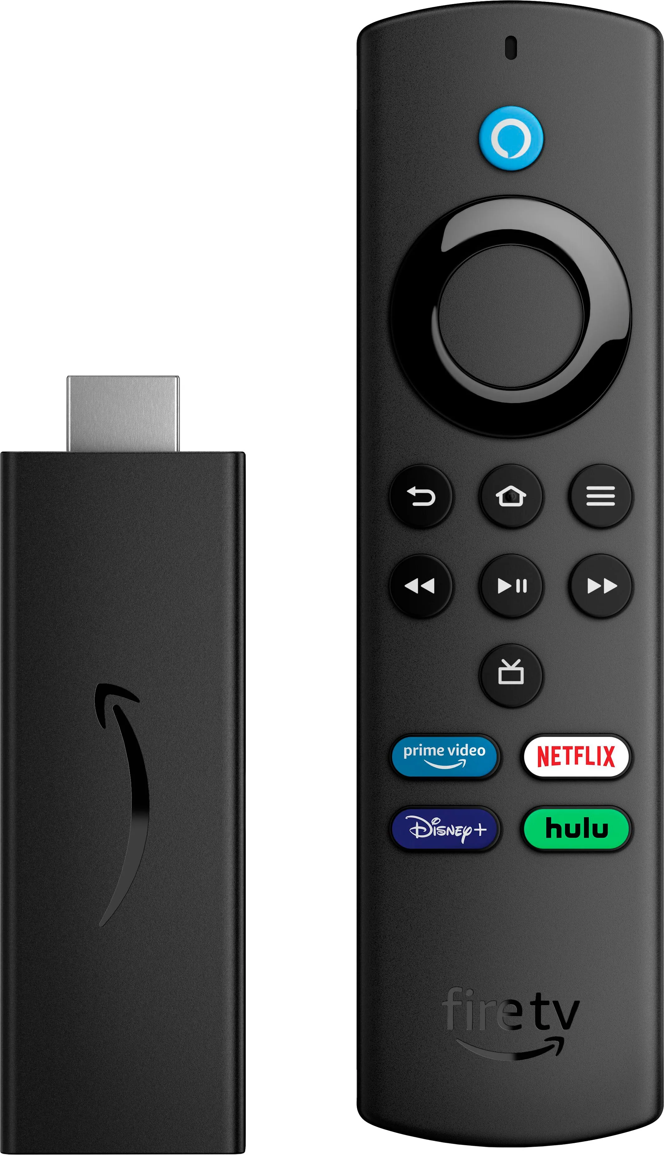 (2) Amazon Fire TV Stick Lite (2021)   Smart Plug   Cat5 Cable   Batteries Bundle