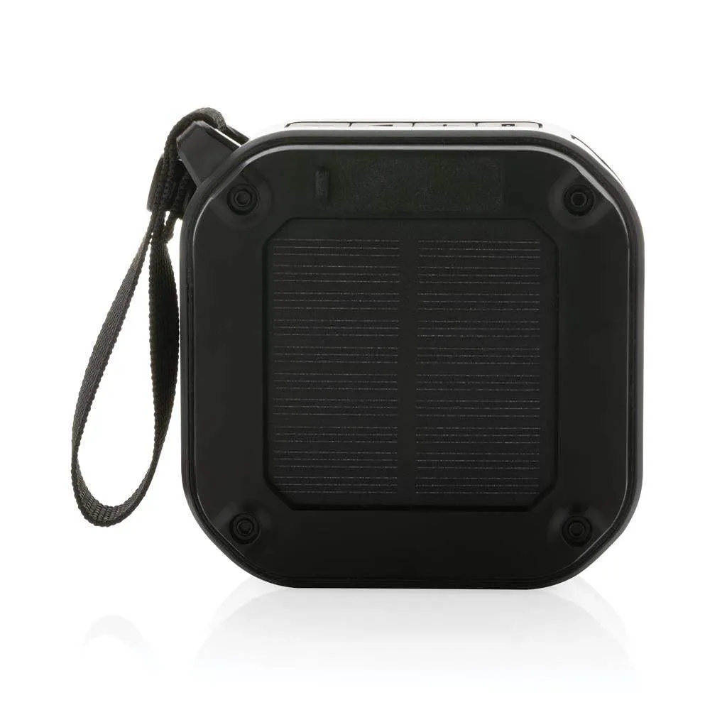 3W RCS Recycled Plastic Wireless Sunwave Solar Speaker