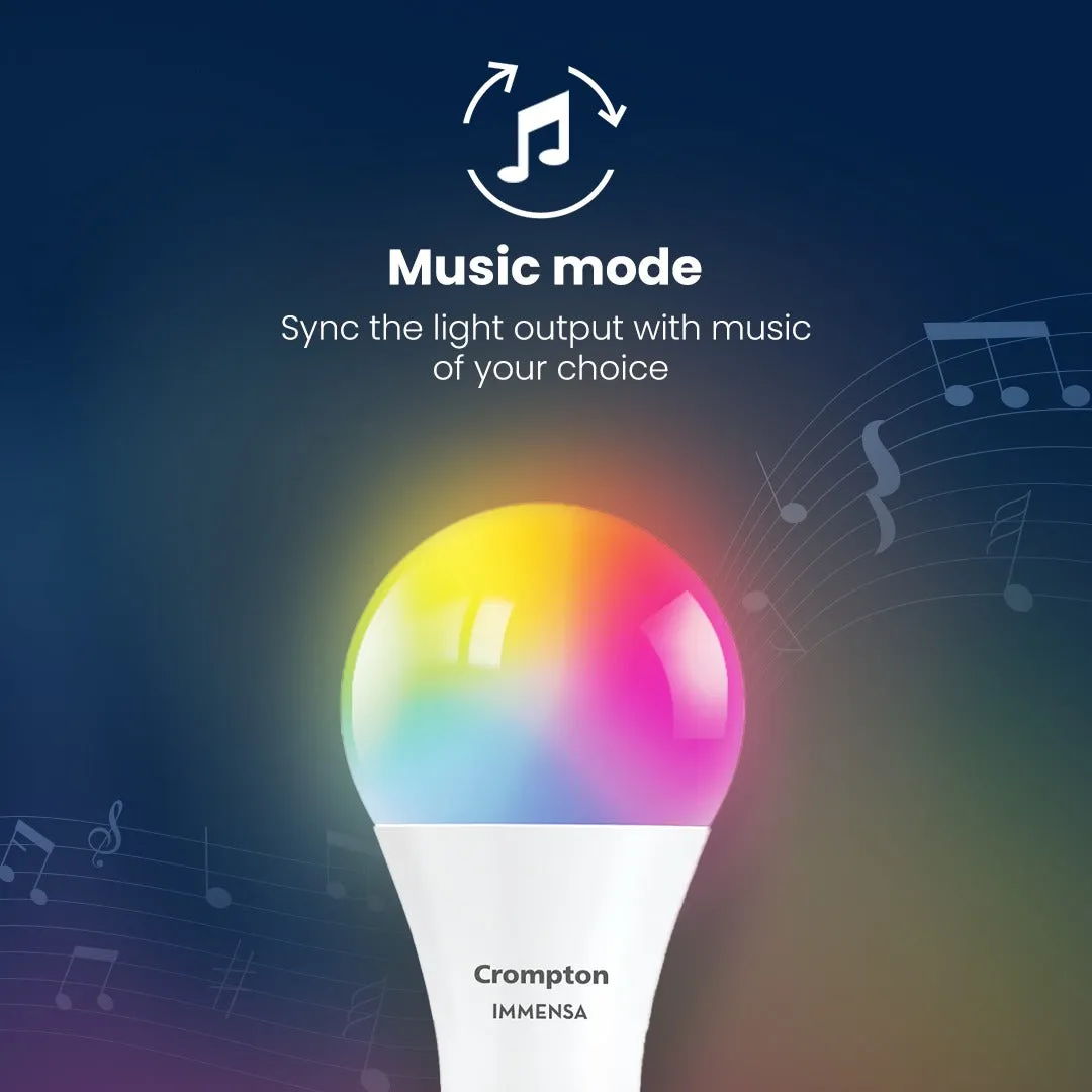 9W Immensa Smart Bulb with Music Mode (E27 Base)