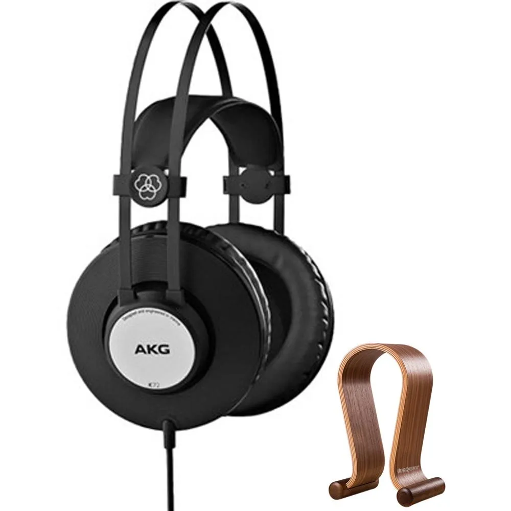 AKG Pro Audio K72 Closed-Back Studio Headphones with Headphone Display Stand