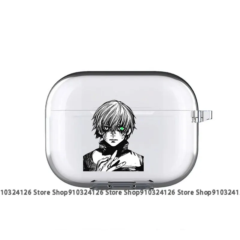 Anime Tokyo Ghoul Soft Headphone Case for Apple Airpods 1/2 Airpods Pro 3 Silicone Protective