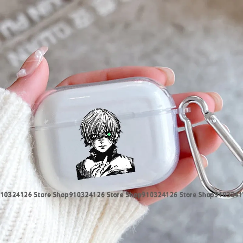 Anime Tokyo Ghoul Soft Headphone Case for Apple Airpods 1/2 Airpods Pro 3 Silicone Protective