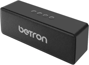 Betron D51 Bluetooth Wireless Speaker Stereo Sound Enhanced Bass 5W Dual High Performance Drivers