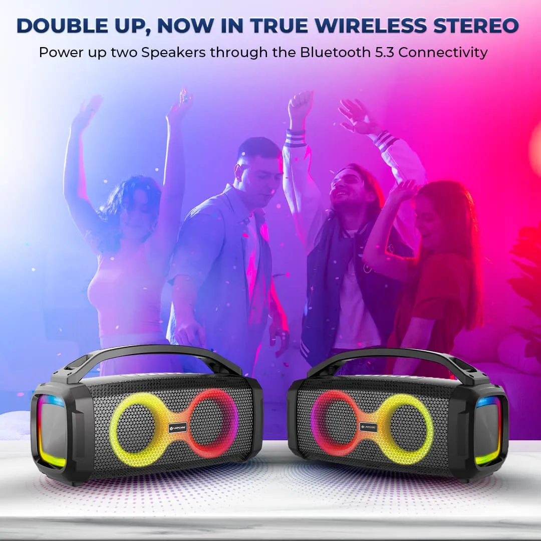 Boomra 60W Bluetooth Party Speaker With RGB Light & Wireless MIc (LBS-306)