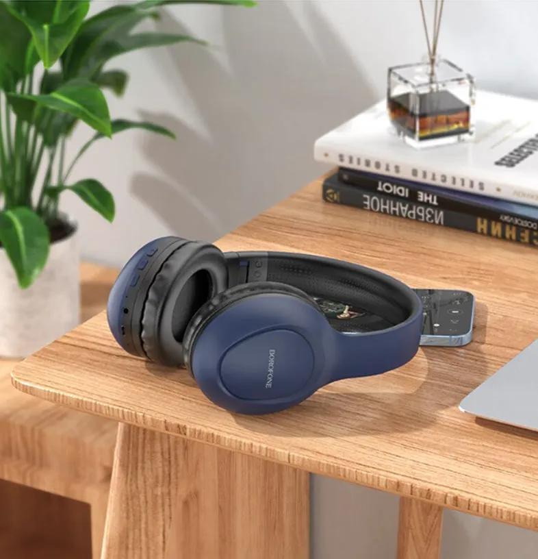 Borofone B019 Wireless Bluetooth Headphones V5.3 with 20 Hours Playback