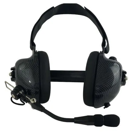 BTH Dual Muff Headset for iCom Radios with 2-pin Screw Down Connectors