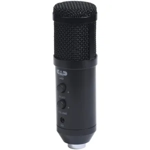 CAD Audio U49 USB Large Format Side Address Studio Microphone with Headphone Monitor and Echo