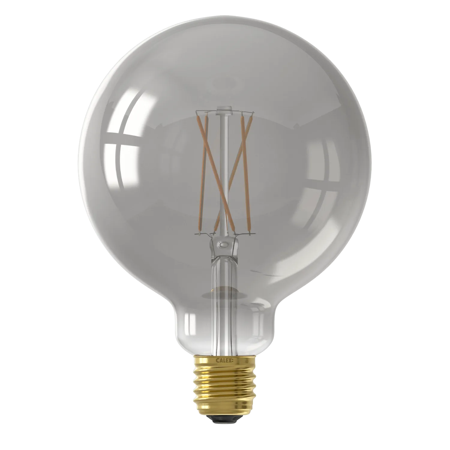 Calex Smart LED Bulb - E27 - Filament - G125 - Titanium - Warm White Light-7W