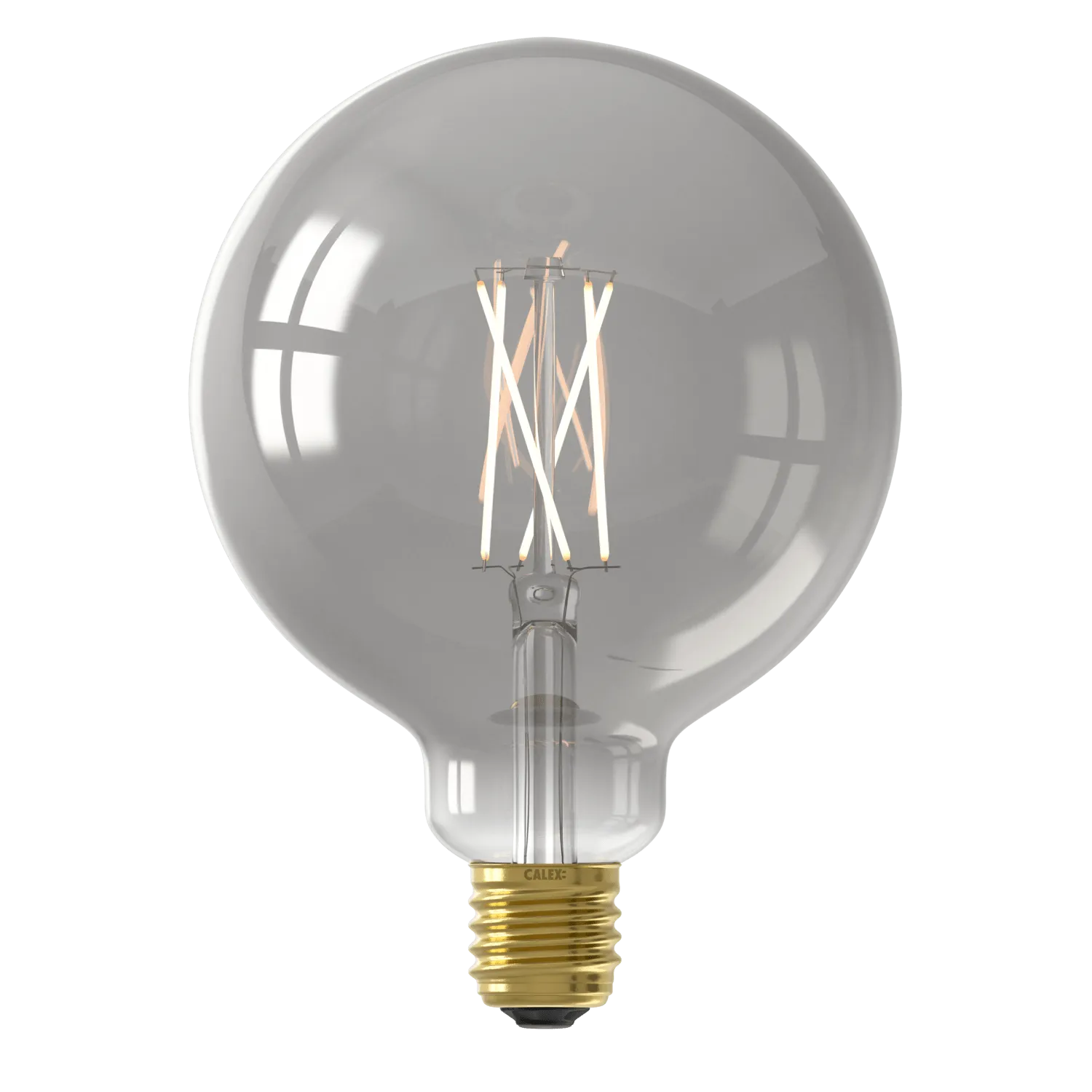 Calex Smart LED Bulb - E27 - Filament - G125 - Titanium - Warm White Light-7W