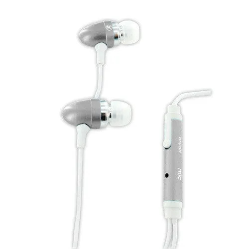 Celltronix Silver Headphones with Microphone