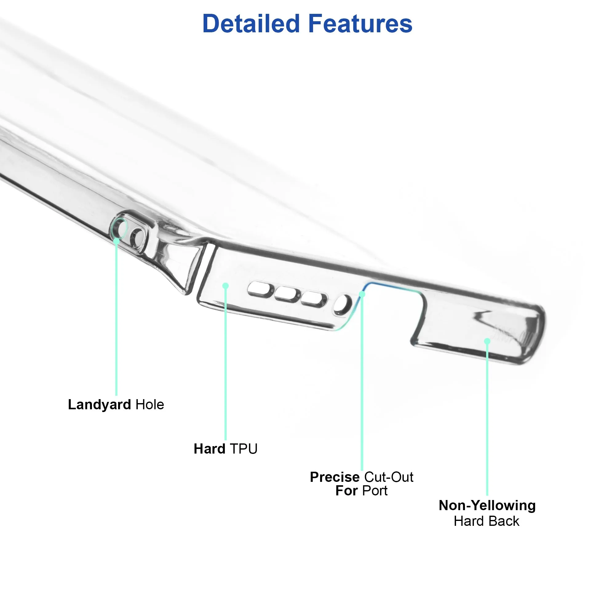 Crystal Clear Hard Back Anti-Yellowing Phone Case For Motorola Moto Edge 50 Pro 5G