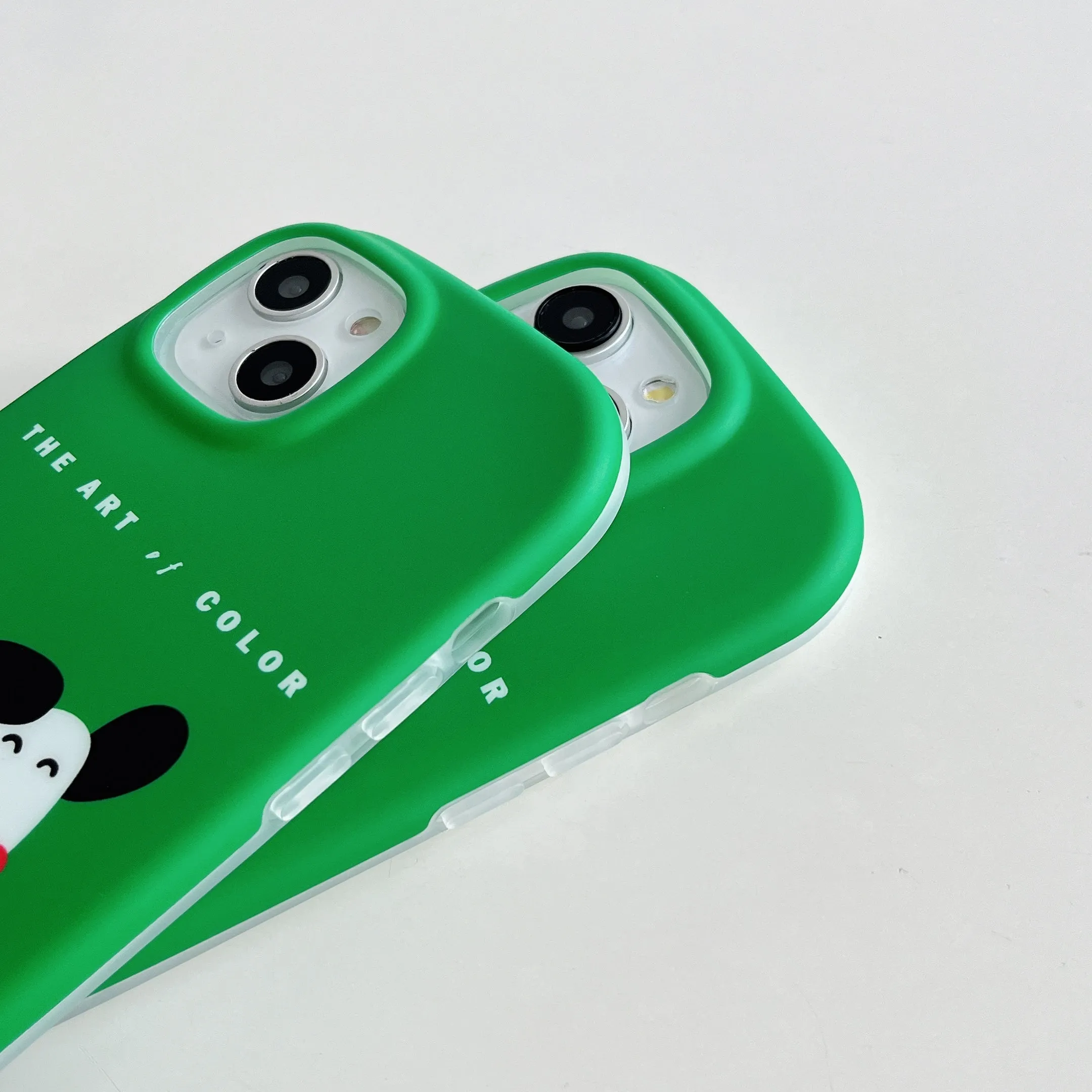 Cute Designer Silicon Oval Shape Case for iPhone ( The Art Of Dog )