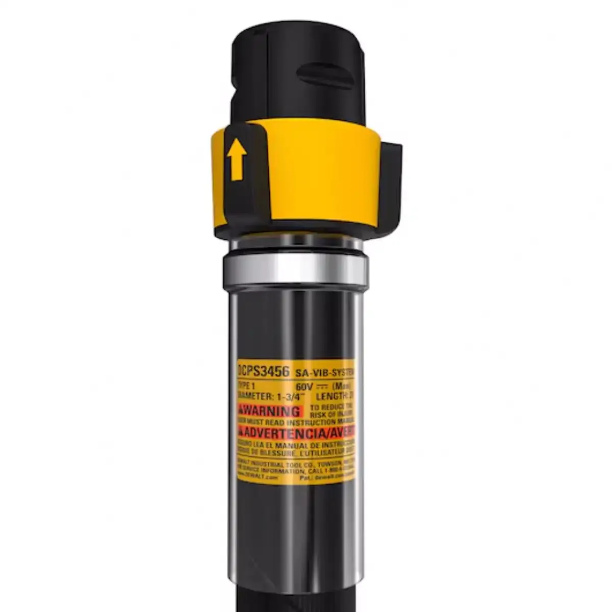 DeWalt POWERSHIFT Concrete Vibrator Heads & Shafts