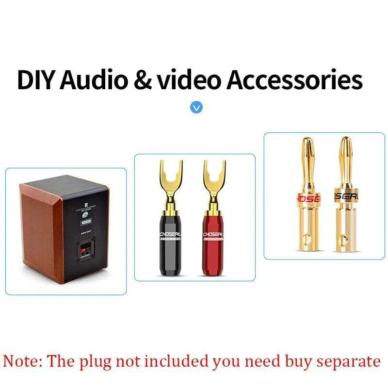 DIY HIFI Loud Speaker Audio Cable Wire Oxygen Free Cooper Speaker Wire DIY 50/100/150/200 Core For home Theater