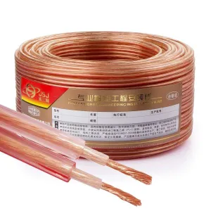 DIY HIFI Lound Speaker Wire Cable OFC Pure Copper Audio Line 16 14 12AWG for Car Amplifier Home Theater KTV DJ System