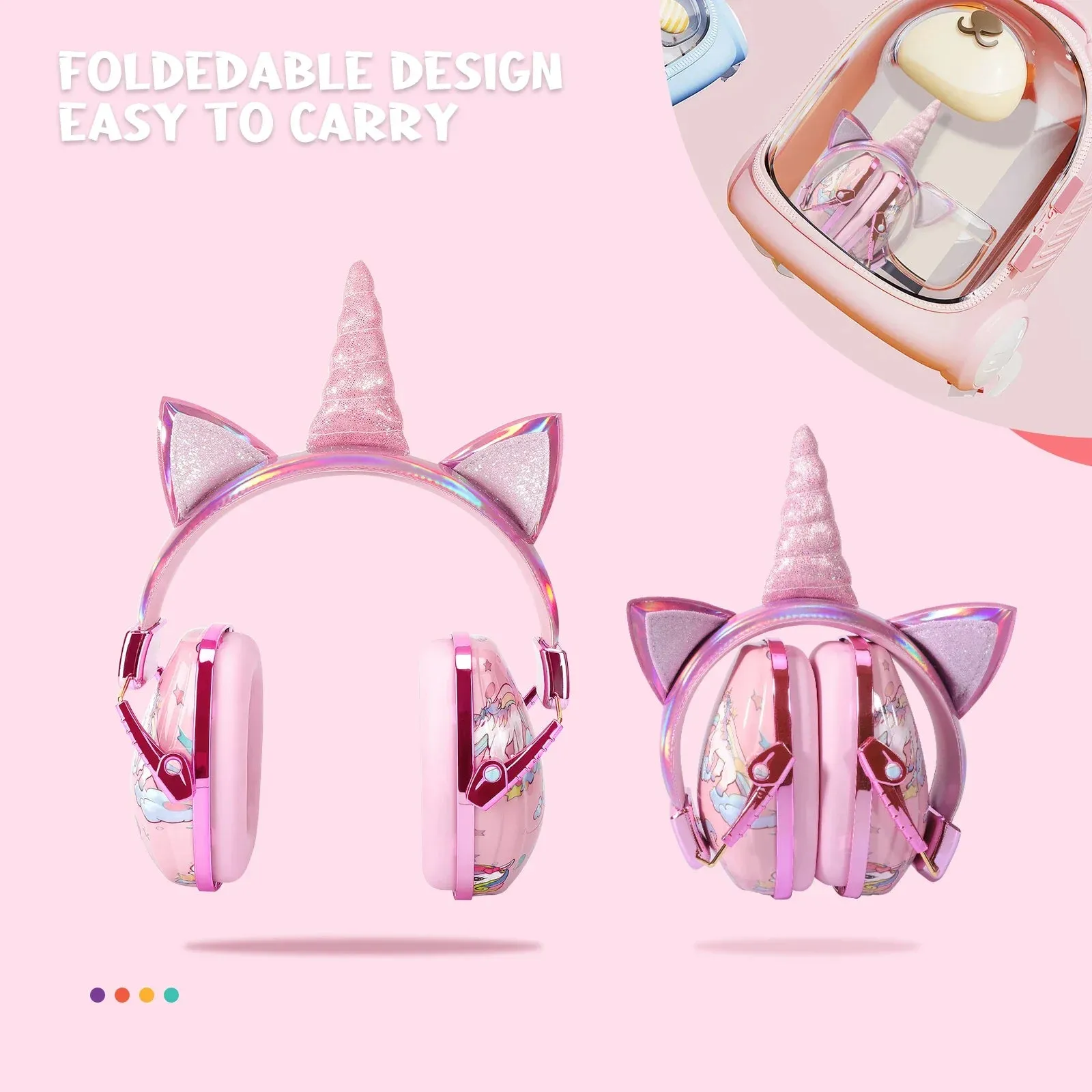 Dream Unicorn Kids Noise-Cancelling Headphones