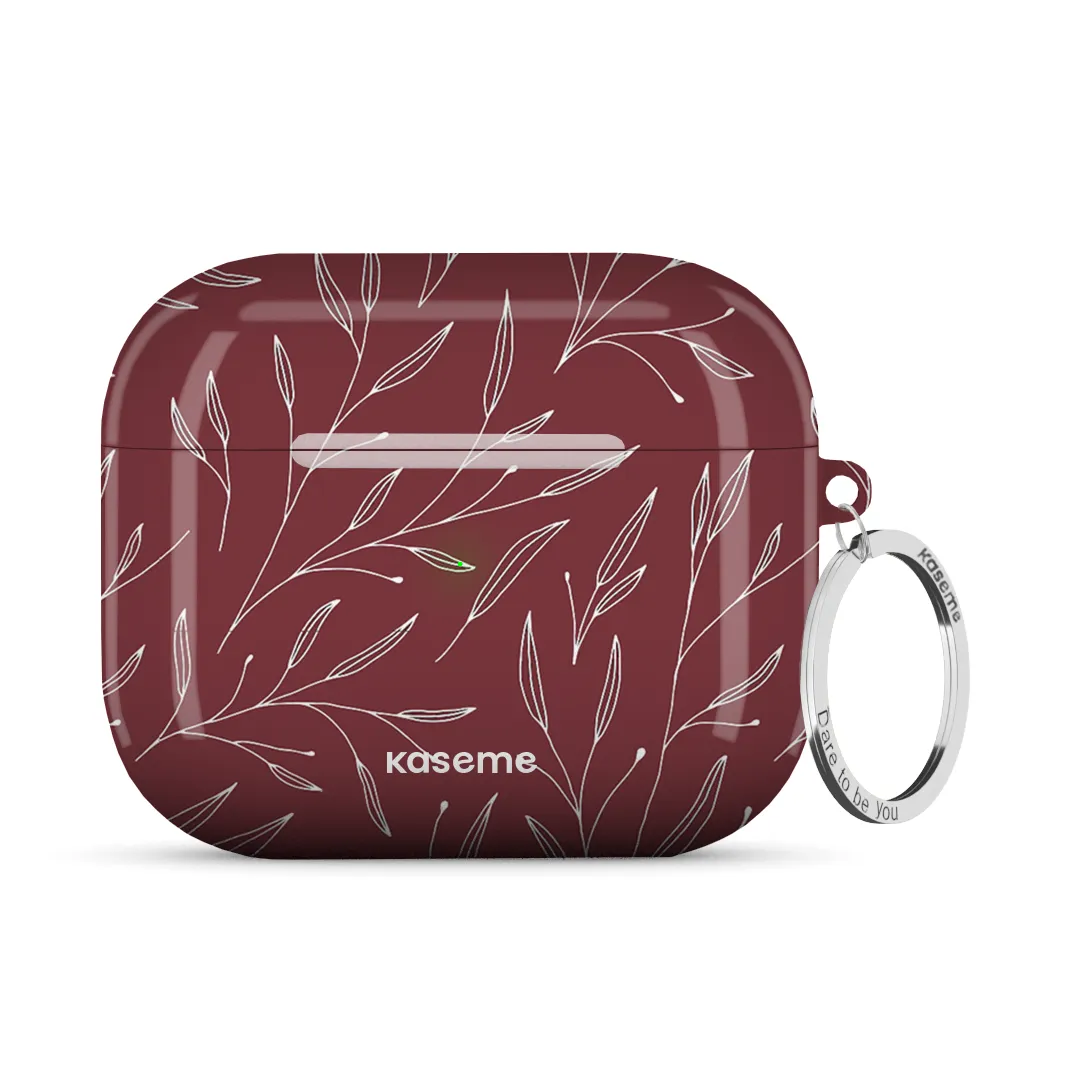 Hibiscus Red AirPods Case