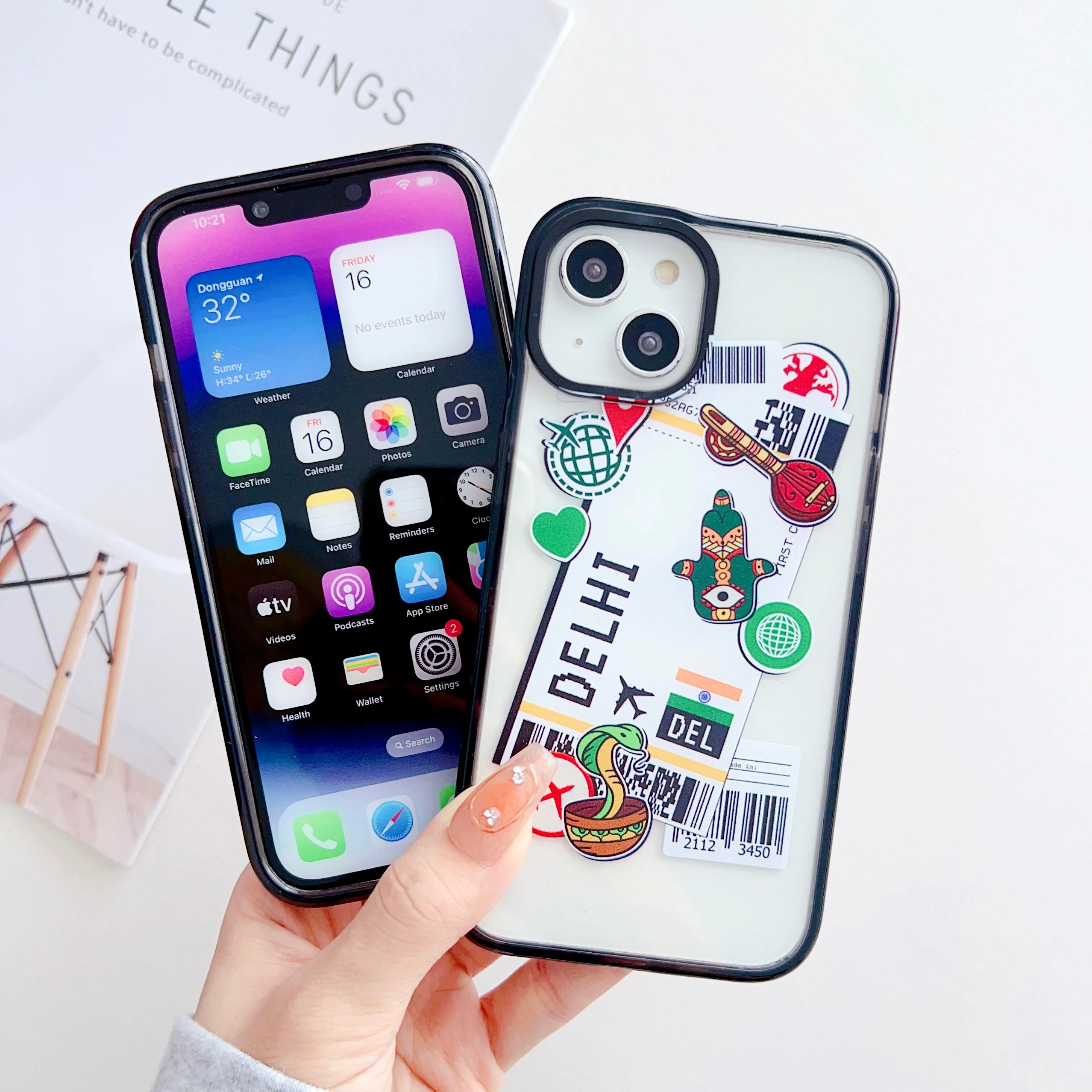 Indian Tickets Designer Impact Proof Silicon Phone Case for iPhone