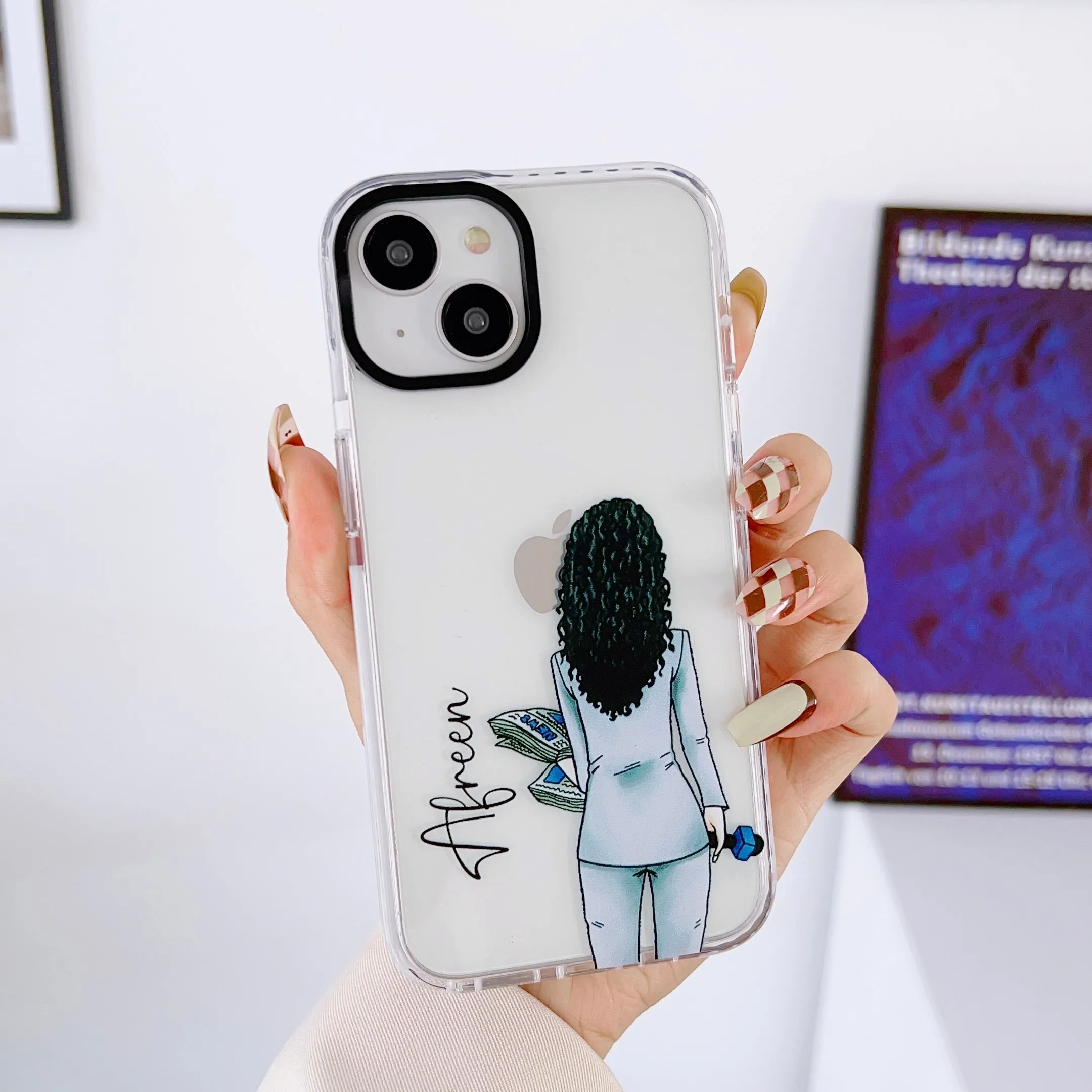 iPhone Impact Proof Customised Silicon Case ( Professional Girl )