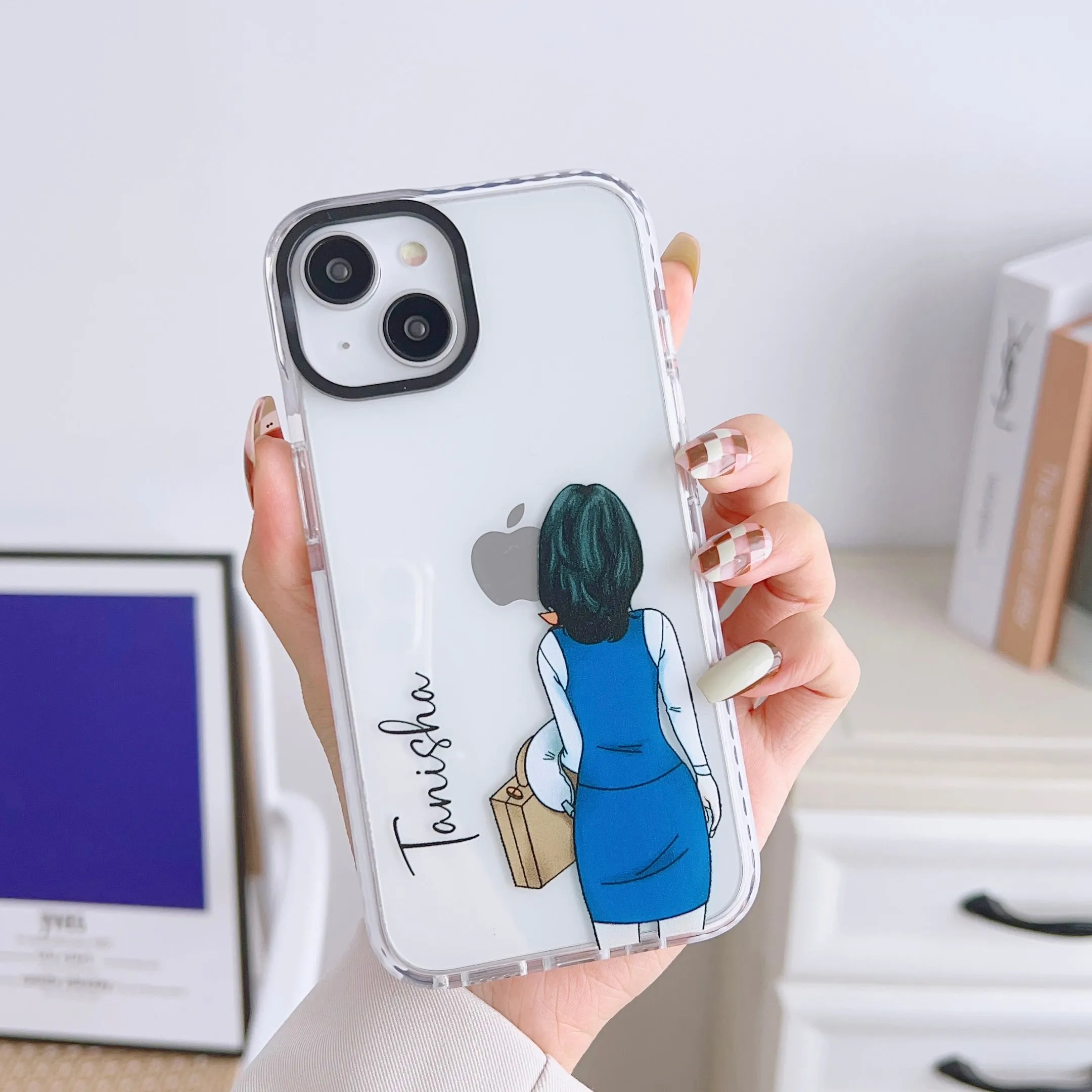 iPhone Impact Proof Customised Silicon Case ( Professional Girl )