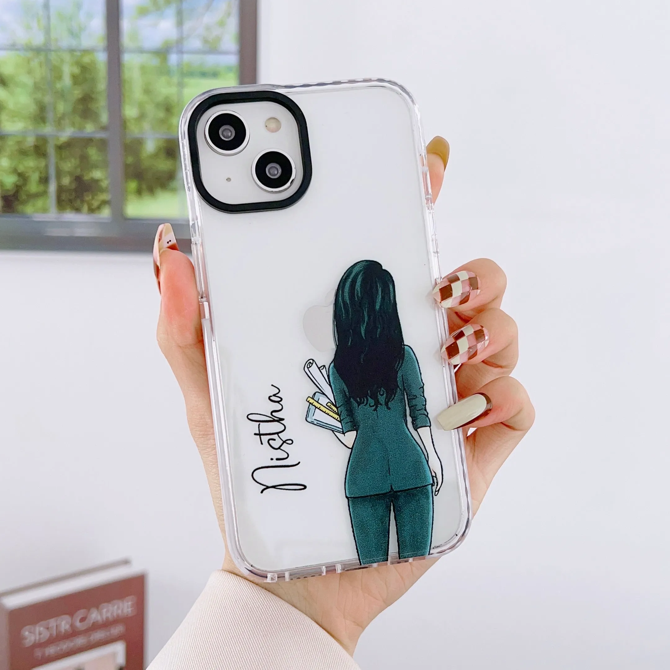 iPhone Impact Proof Customised Silicon Case ( Professional Girl )