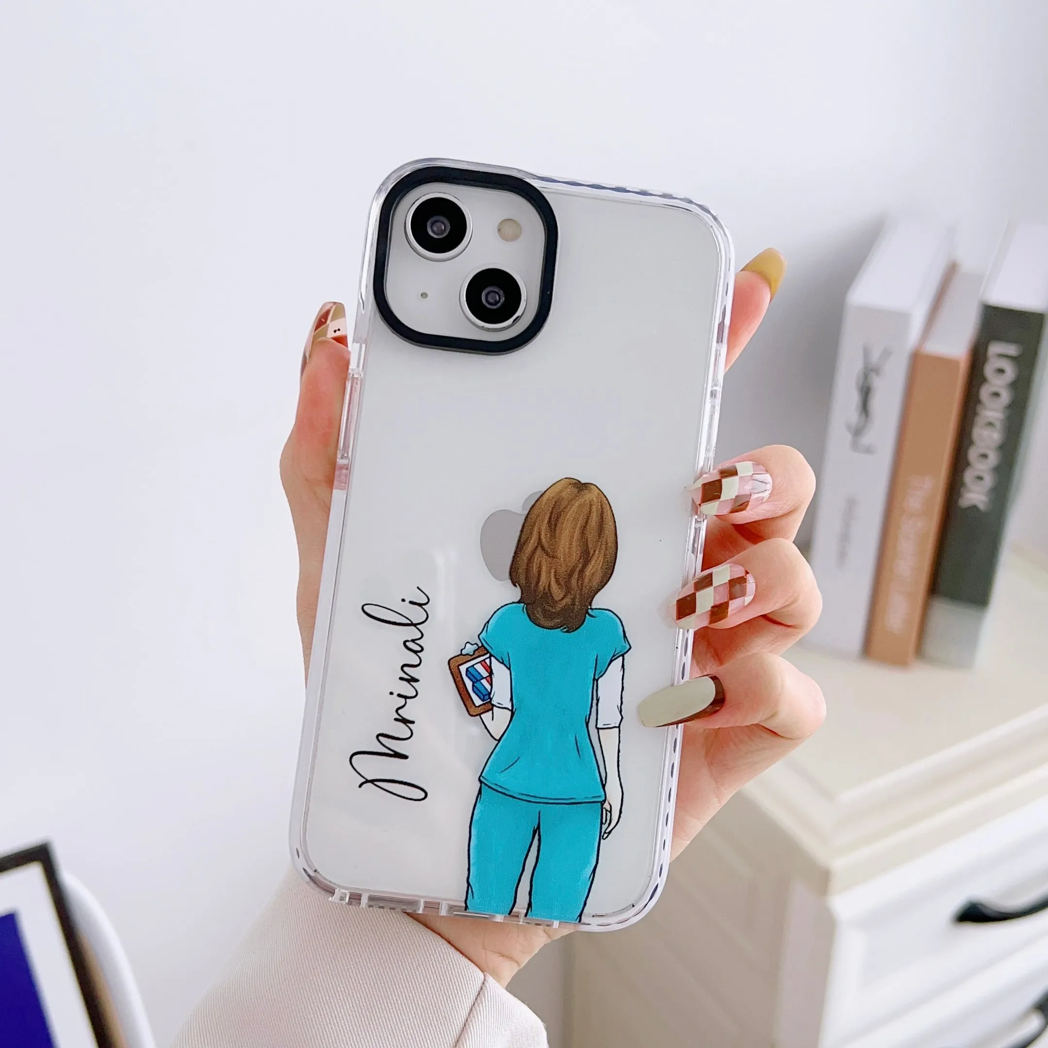 iPhone Impact Proof Customised Silicon Case ( Professional Girl )