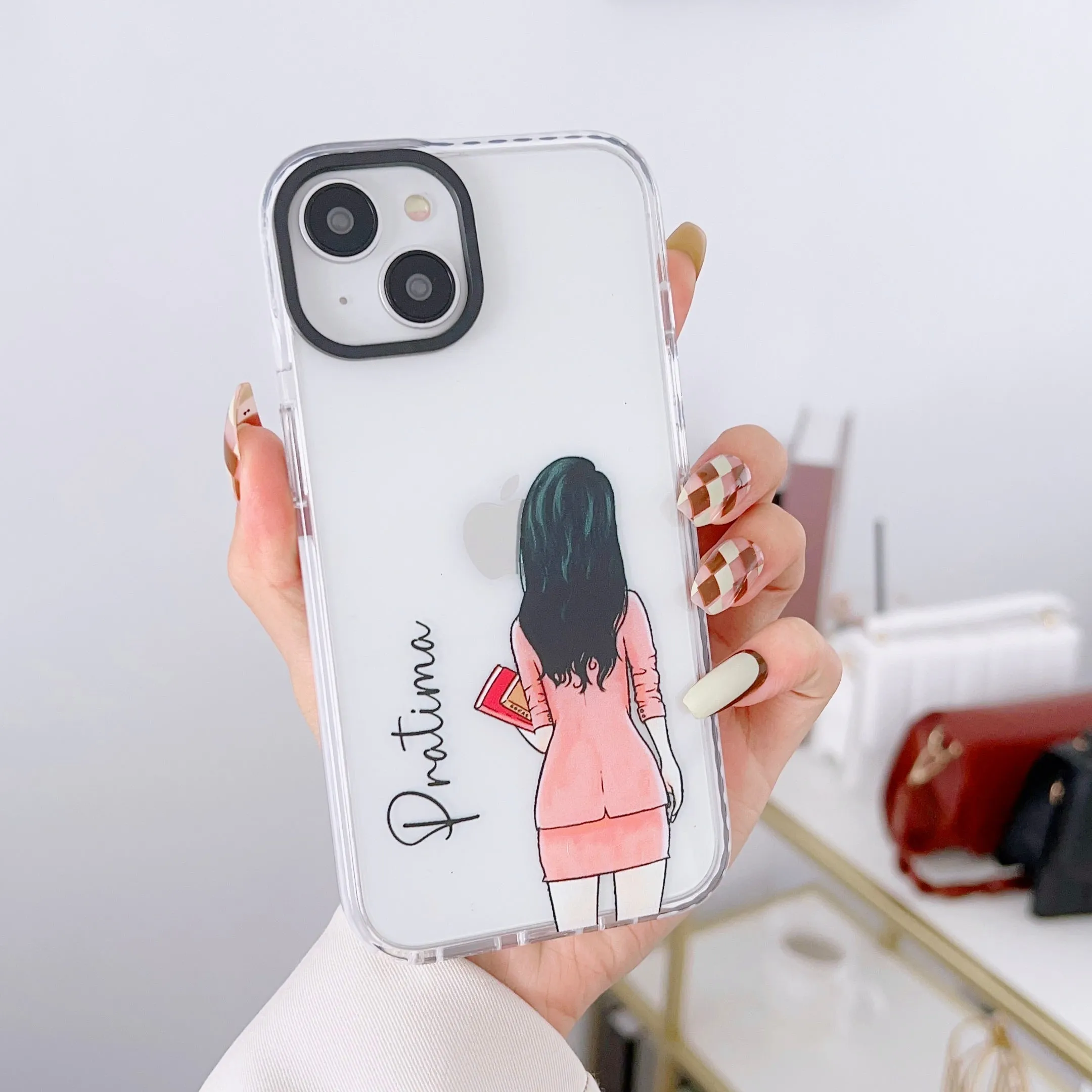 iPhone Impact Proof Customised Silicon Case ( Professional Girl )