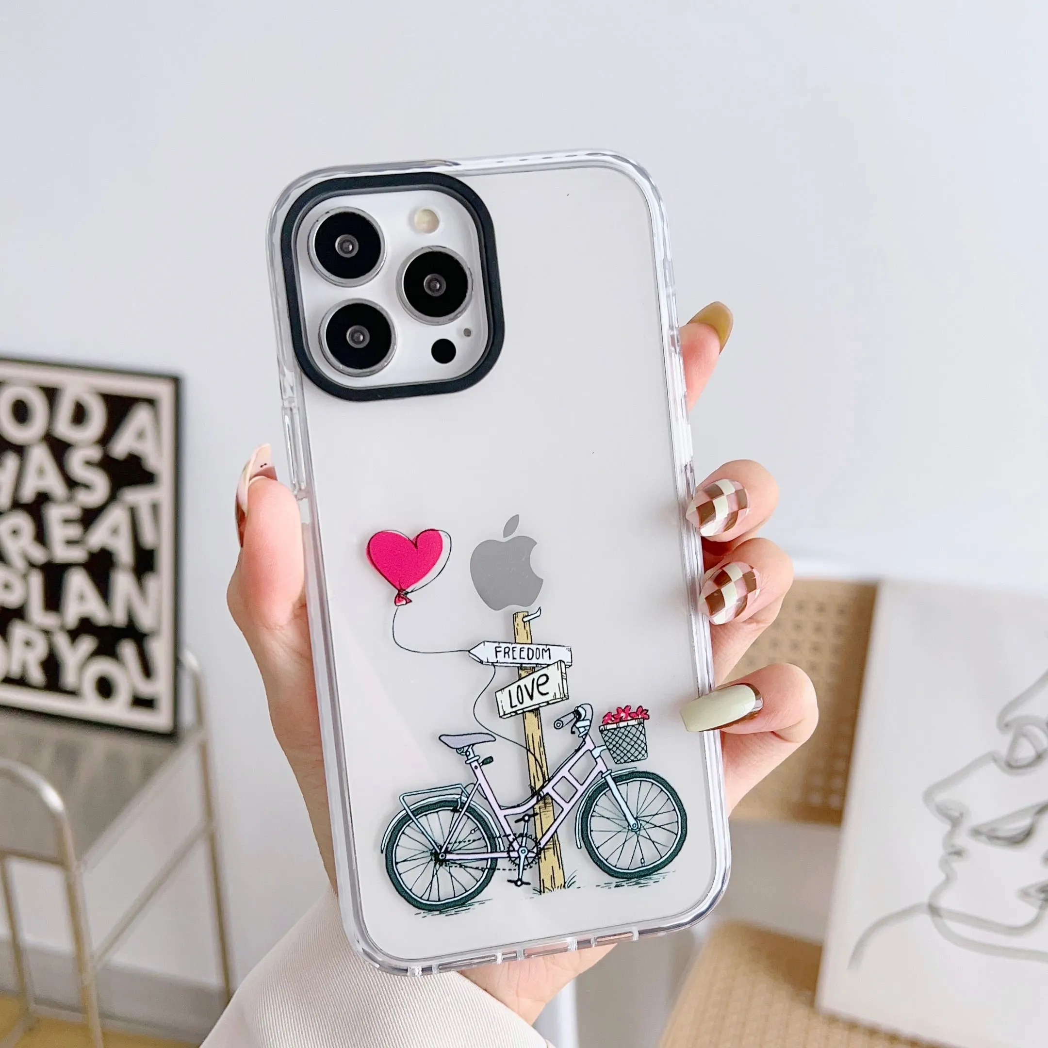 iPhone Impact Proof Silicon Case ( Love Freedom )