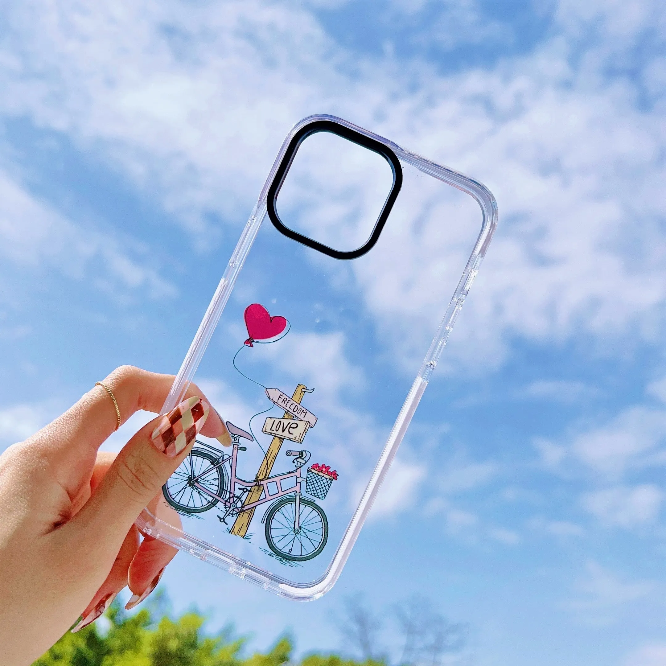 iPhone Impact Proof Silicon Case ( Love Freedom )