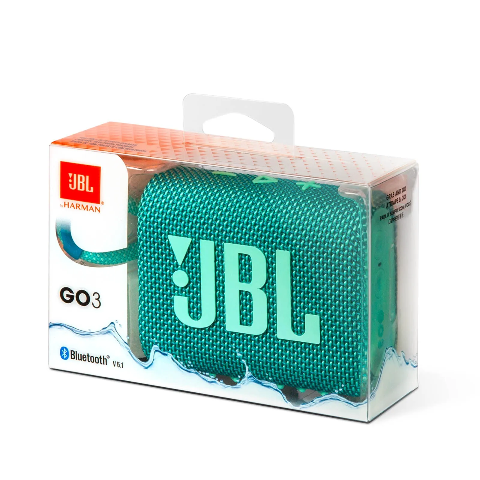 JBL Go 3 Portable Bluetooth Speaker - Teal