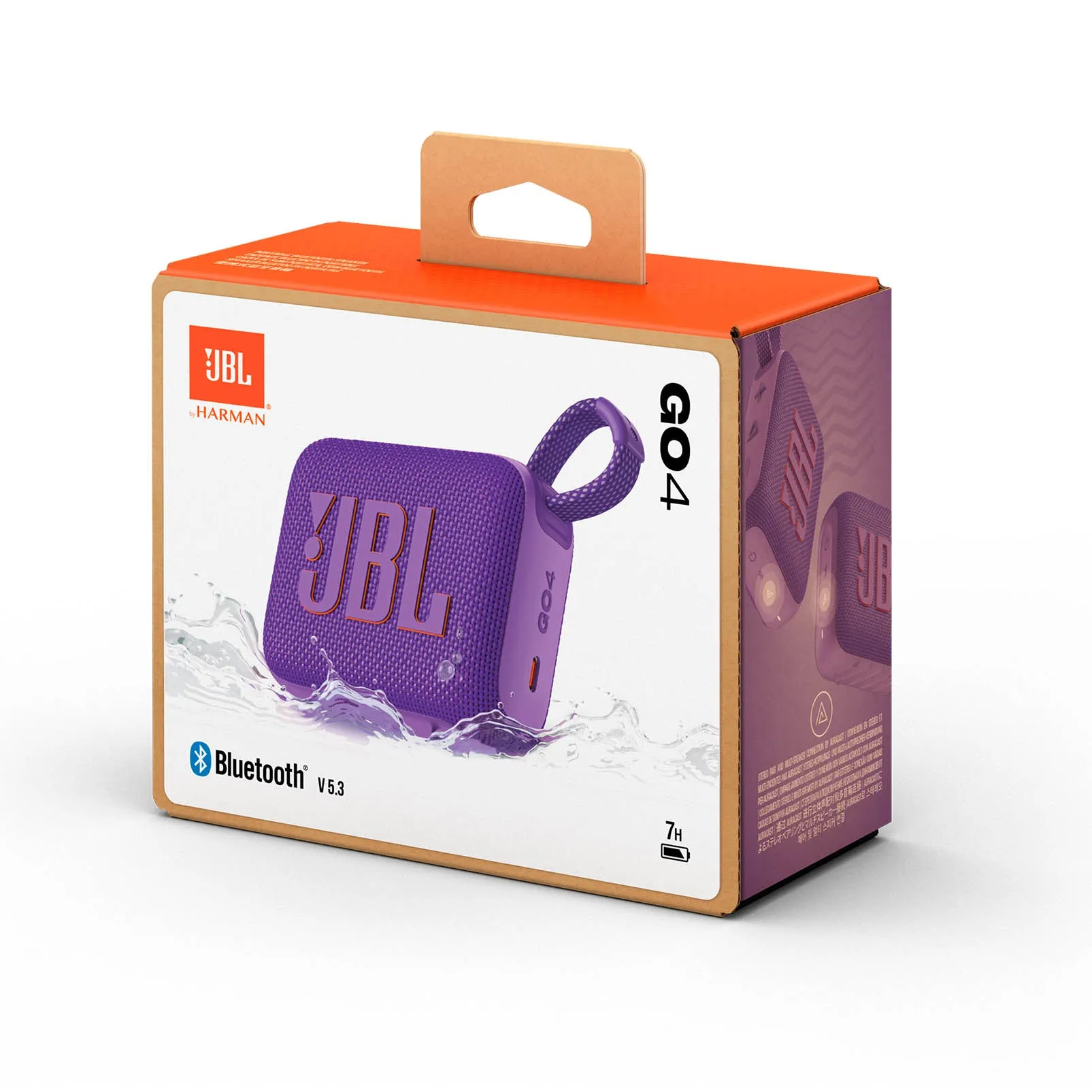 JBL Go 4 Portable Bluetooth Speaker - Purple