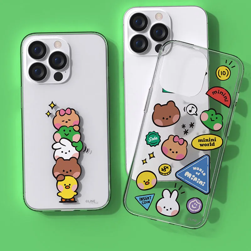 Line Friends minini Clear Case Cover