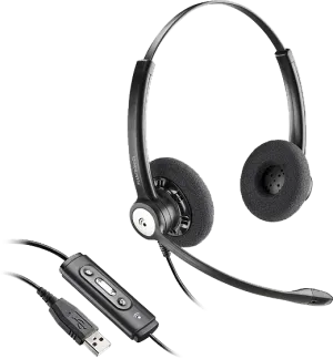 Plantronics Entera HW121N-USB Binaural Headset 202257-01