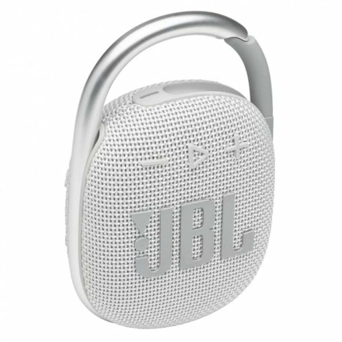 JBL Clip 4 Portable Bluetooth Speaker - White, 5W