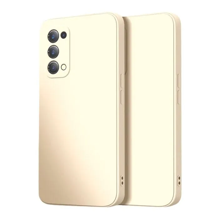 Silicone Case for Oppo Find X2 Pro - Cream