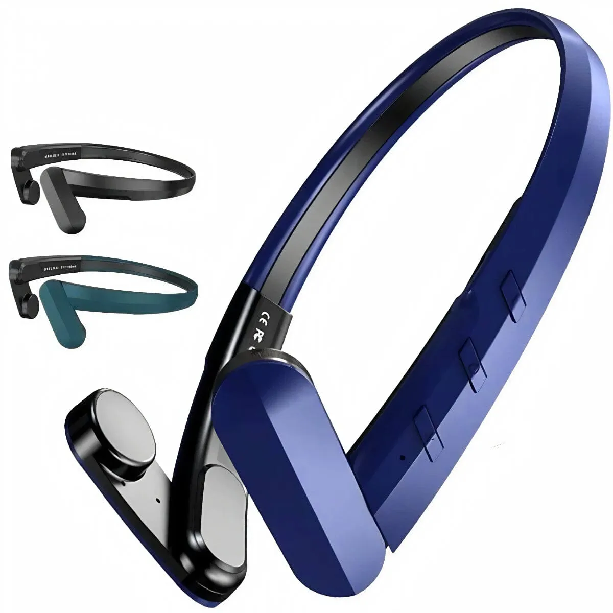 SMAXPro™ Open-Ear Bluetooth Headphones w/ Mic: Bone Conduction, Wireless Headset