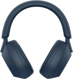 Sony WH-1000XM5 Noise-Canceling Wireless Over-Ear Headphones (Blue)