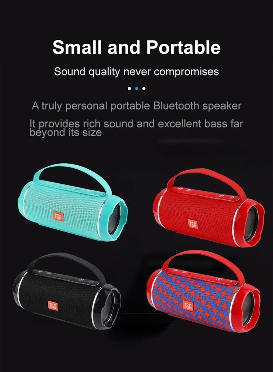 TWS Waterproof Portable High Power Bluetooth Speaker