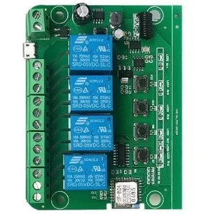 WiFi /RF Inching Relay Momentary/Self-Locking/Interlock Switch Module (ST-DC4)