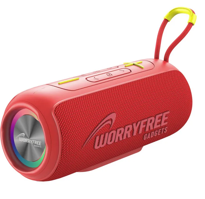 Wireless Portable Waterproof Bluetooth Speaker with RGB Lights- Assorted