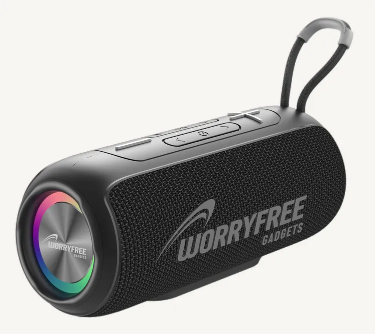 Wireless Portable Waterproof Bluetooth Speaker with RGB Lights- Assorted