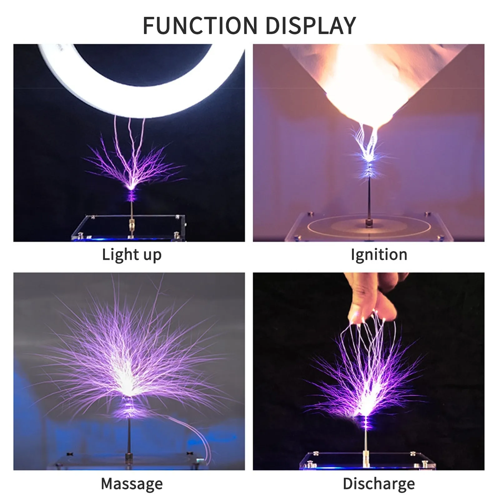 Wireless Tesla Coil High-Frequency Lighting Speaker