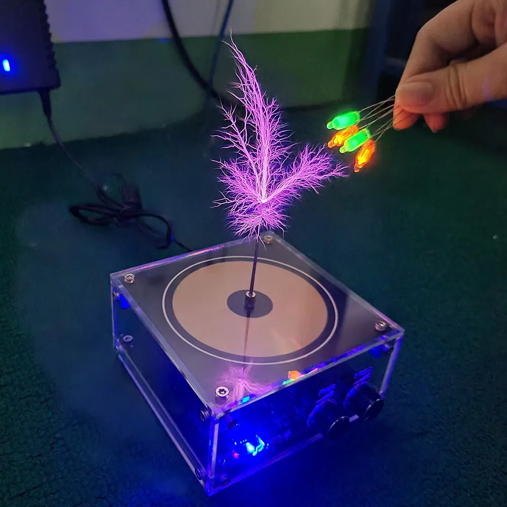 Wireless Tesla Coil High-Frequency Lighting Speaker