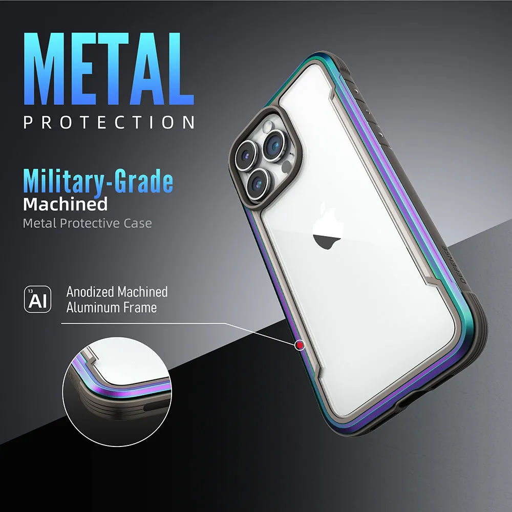 X-Doria Defense Shield Military Grade Anodized Aluminum TPU PC Durable Case Cover for Apple iPhone