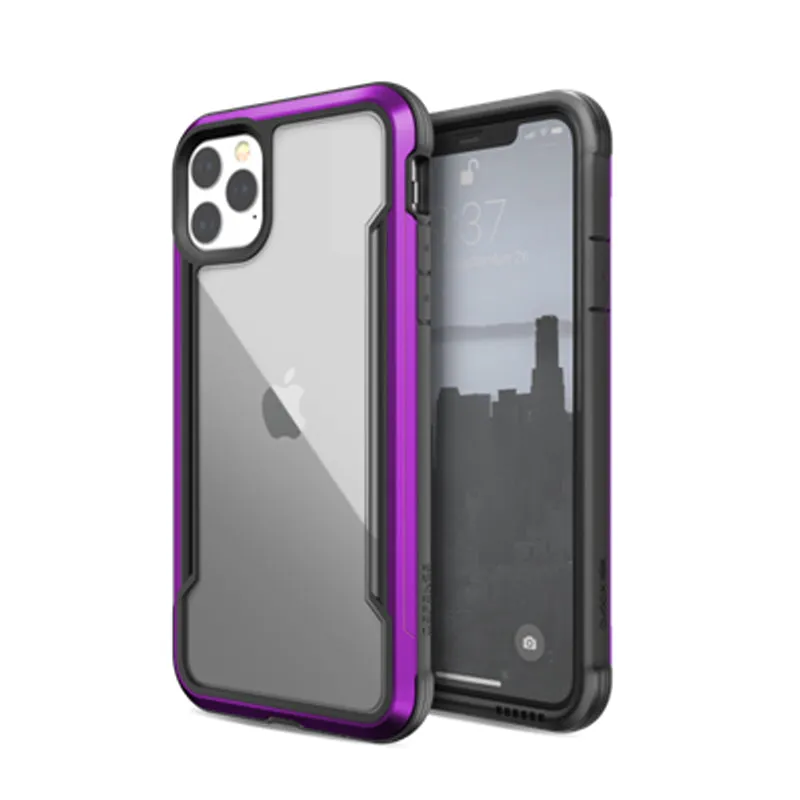 X-Doria Defense Shield Military Grade Anodized Aluminum TPU PC Durable Case Cover for Apple iPhone