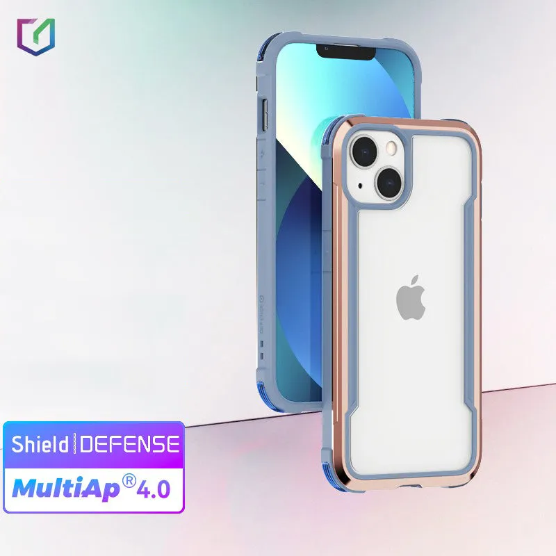 X-Doria Defense Shield Military Grade Anodized Aluminum TPU PC Durable Case Cover for Apple iPhone