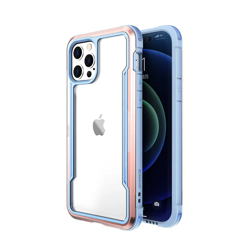 X-Doria Defense Shield Military Grade Anodized Aluminum TPU PC Durable Case Cover for Apple iPhone