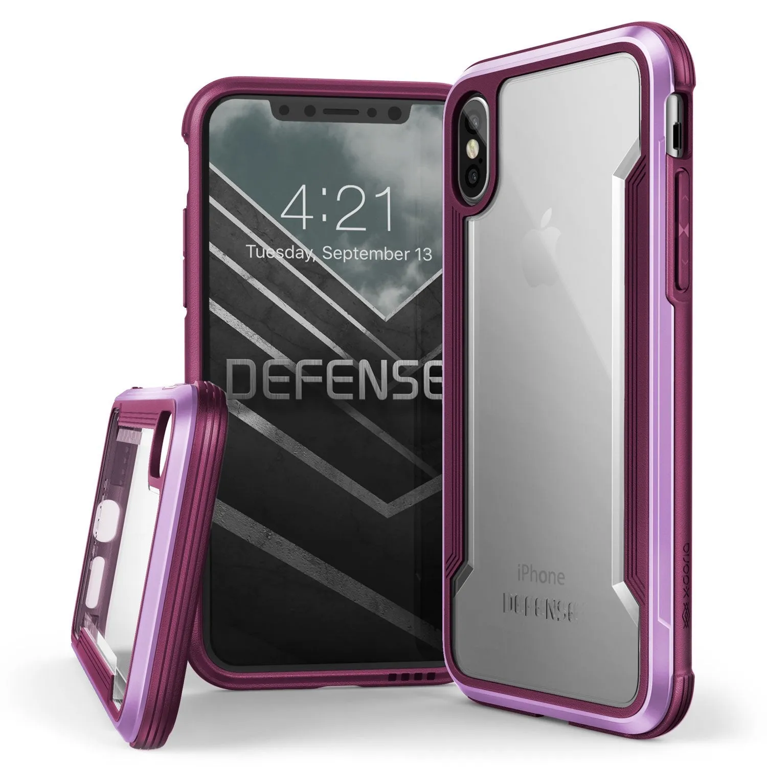 X-Doria Defense Shield Military Grade Anodized Aluminum TPU PC Durable Case Cover for Apple iPhone