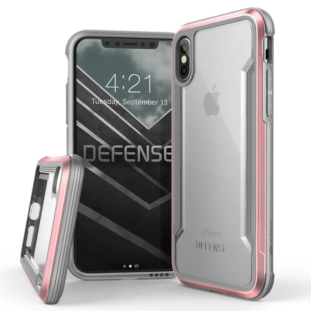 X-Doria Defense Shield Military Grade Anodized Aluminum TPU PC Durable Case Cover for Apple iPhone