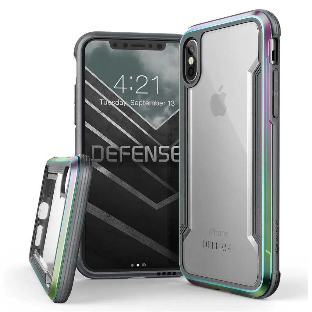 X-Doria Defense Shield Military Grade Anodized Aluminum TPU PC Durable Case Cover for Apple iPhone